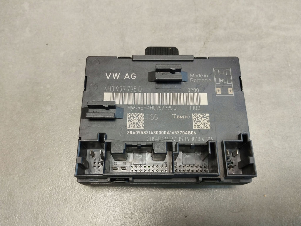 Audi A8 D4 4H DOOR MODULE RIGHT REAR 4H0959795D