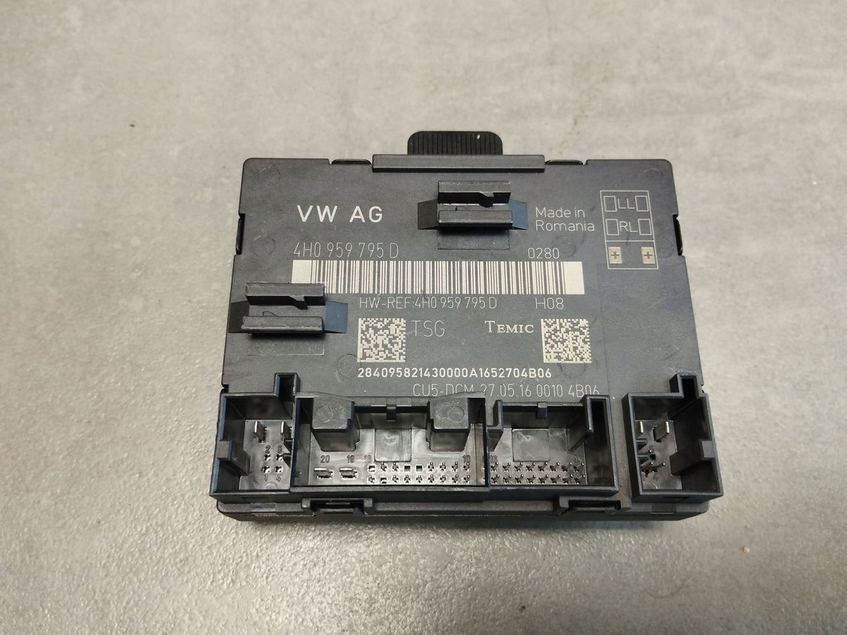 Audi A8 D4 4H DOOR MODULE RIGHT REAR 4H0959795D