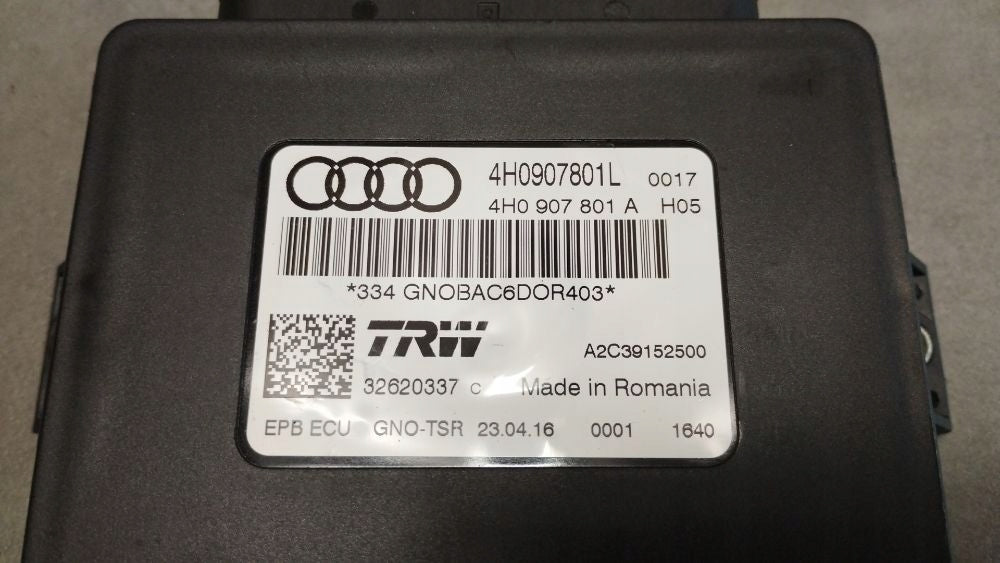 Audi A8 D4 4H Handbrake Module 4H0907801L