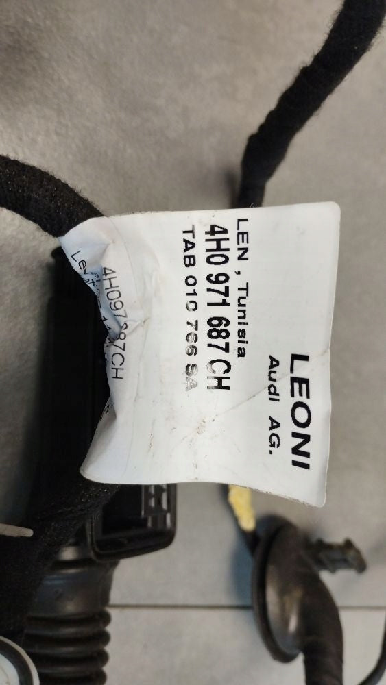 Audi A8 S8 D4 4H DOOR HARNESS LEFT REAR 4H0971687CH