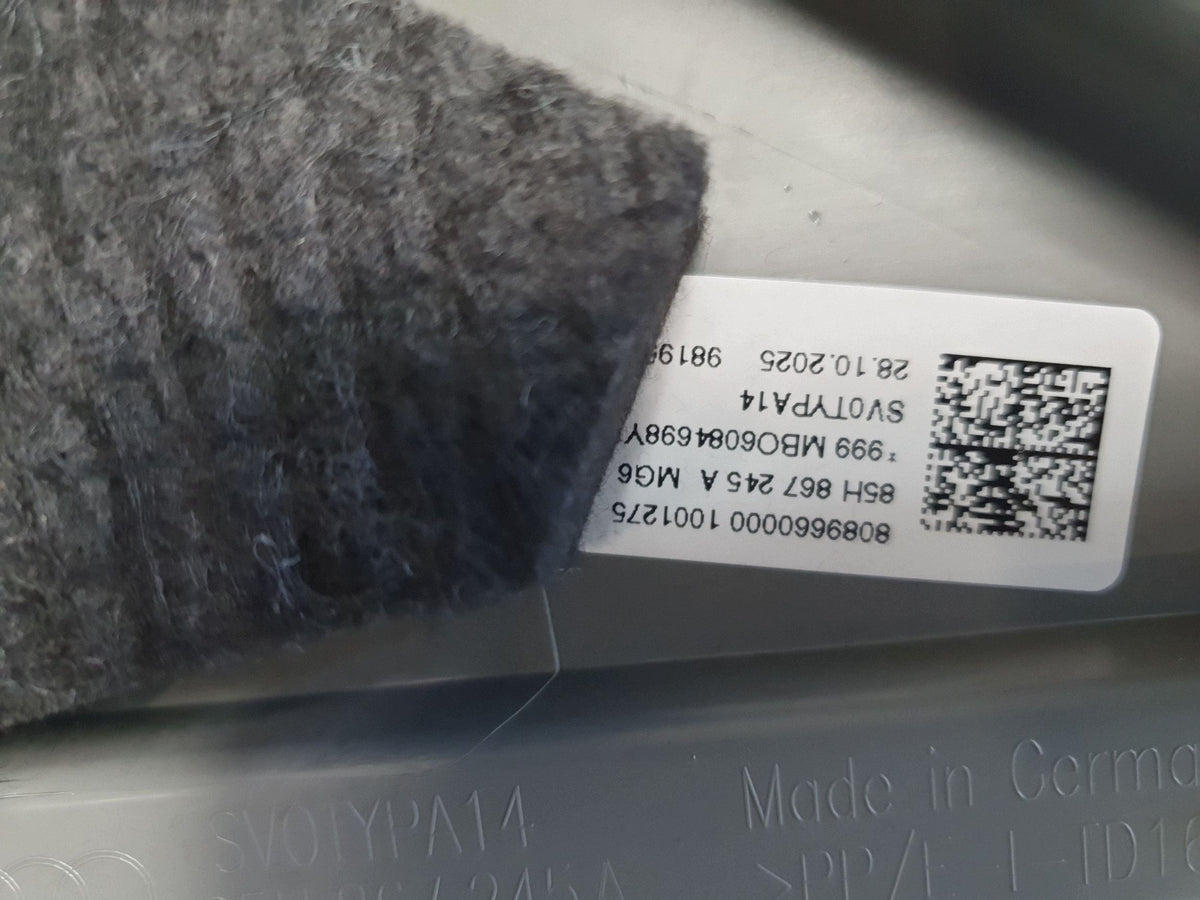Audi Q6 e-tron Post cover D left 85H867245A