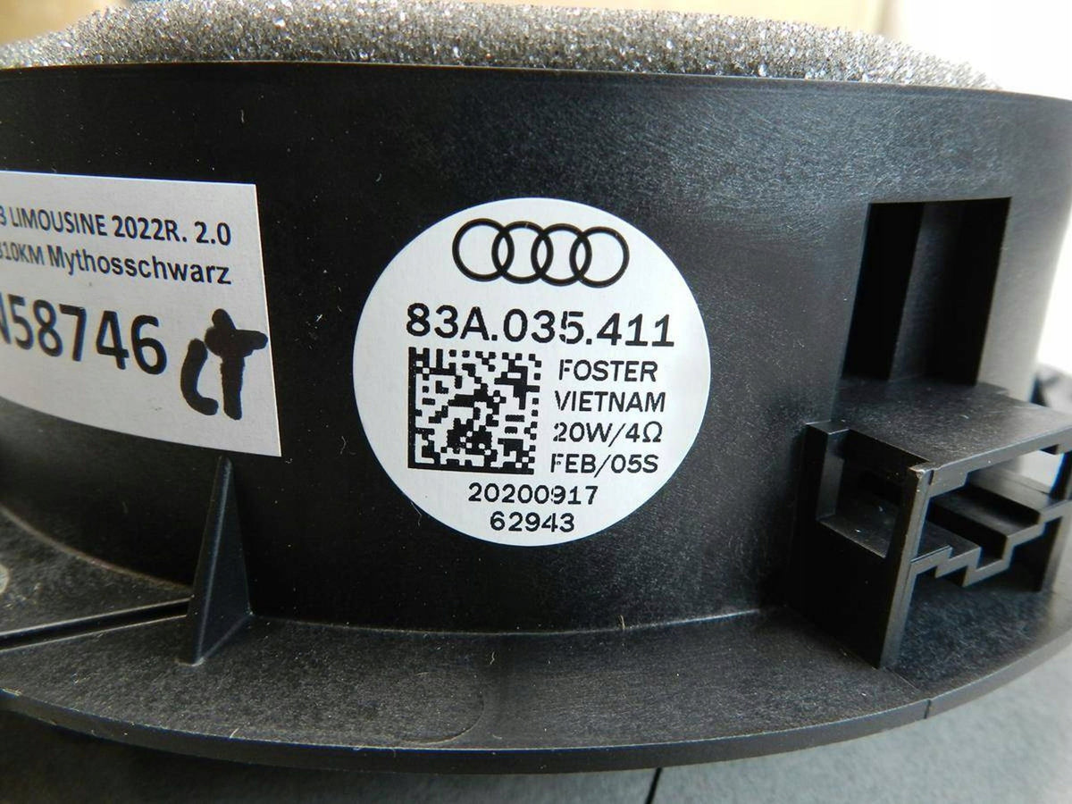 Audi S3 A3 8Y DOOR SPEAKER REAR 83A035411