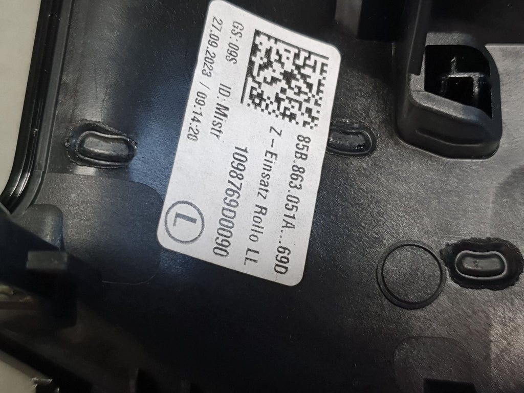Audi SQ6 e-tron Tunnel cover frame 85B863051A