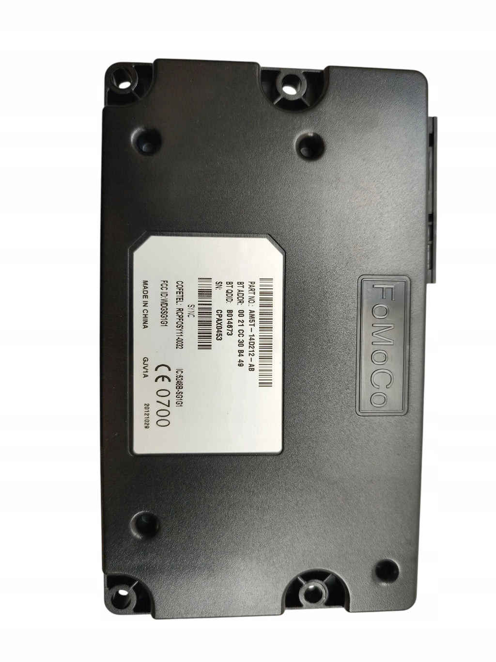 BLUETOOTH CONTROLLER MODULE FORD C-MAX MK2 FOCUS MK3 AM5T-14D212-AB