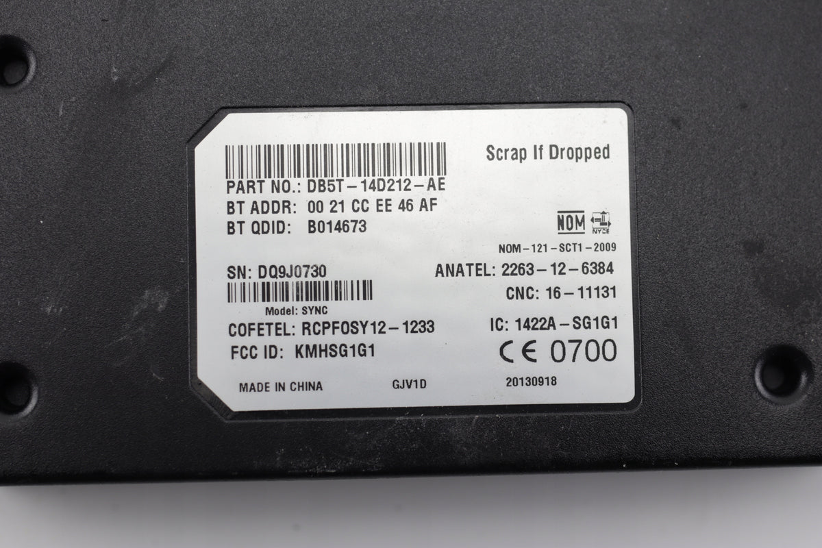BLUETOOTH CONTROLLER MODULE FORD FOCUS MK3 DB5T-14D212-AE
