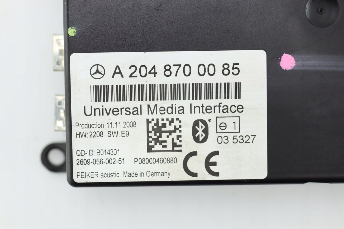 BLUETOOTH MODULE MERCEDES W204 S204 A2048700085