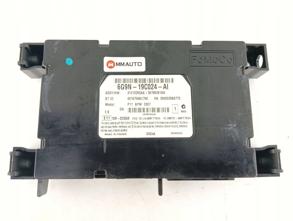 BLUETOOTH MODULE VOLVO S80 II 6G9N-19C024-AI