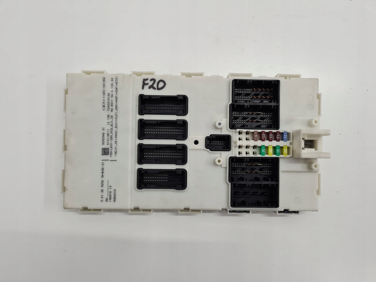 BMW 1 F20 MODULE DRIVER FEM 9292948