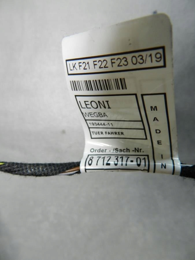 BMW 2 F22 COUPE DOOR HARNESS LEFT FRONT 8712317