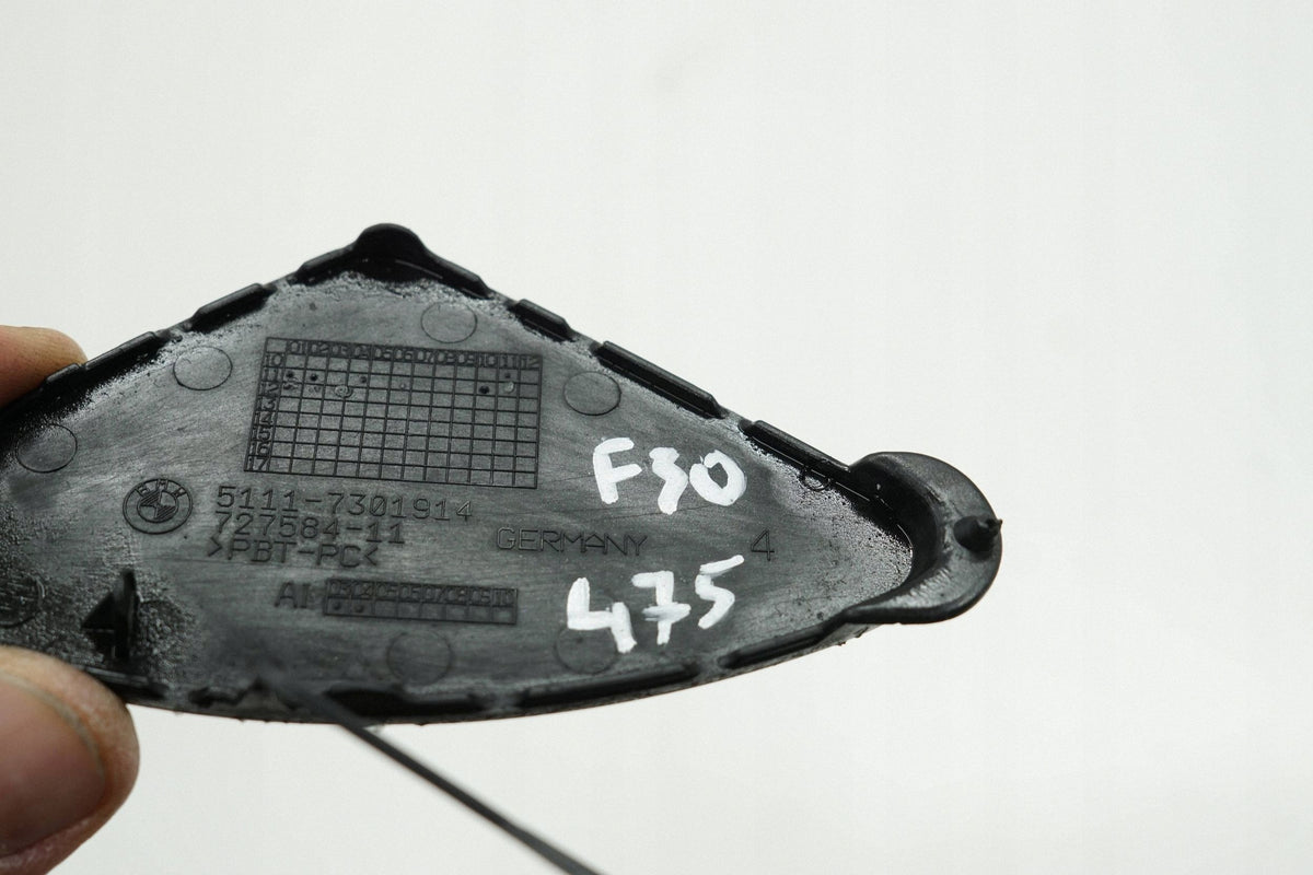 BMW 3 F30 12R BUMPER HOOK CAP FRONT 475 7301914
