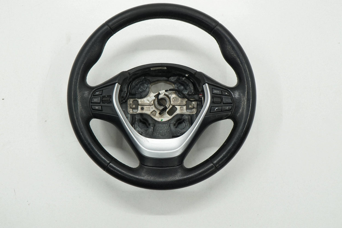 BMW 3 F30 12R STEERING WHEEL LEATHER BLACK 6791314