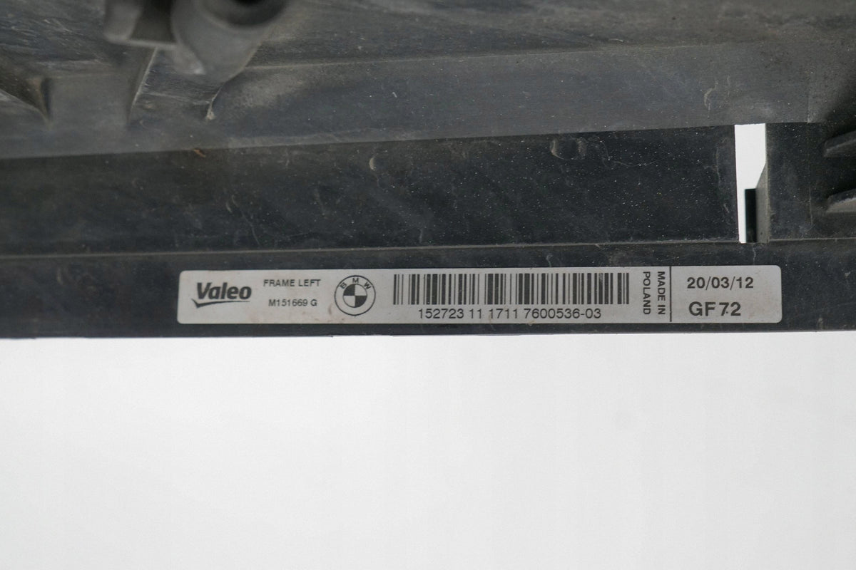 BMW 3 F30 F31 12R PANEL RADIATOR MOUNT LEFT 7600536