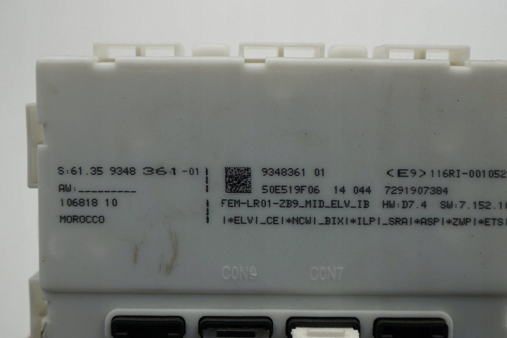 BMW 3 F30 F31 14R 2.0D COMFORT CONTROLLER MODULE 9348361