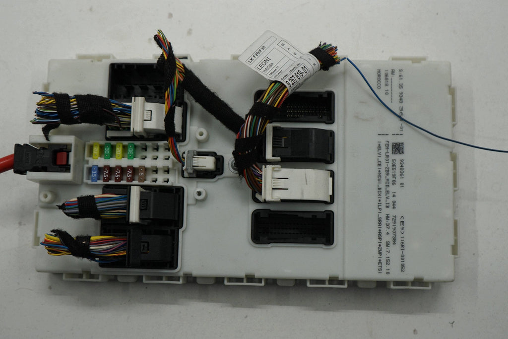 BMW 3 F30 F31 14R 2.0D COMFORT CONTROLLER MODULE 9348361