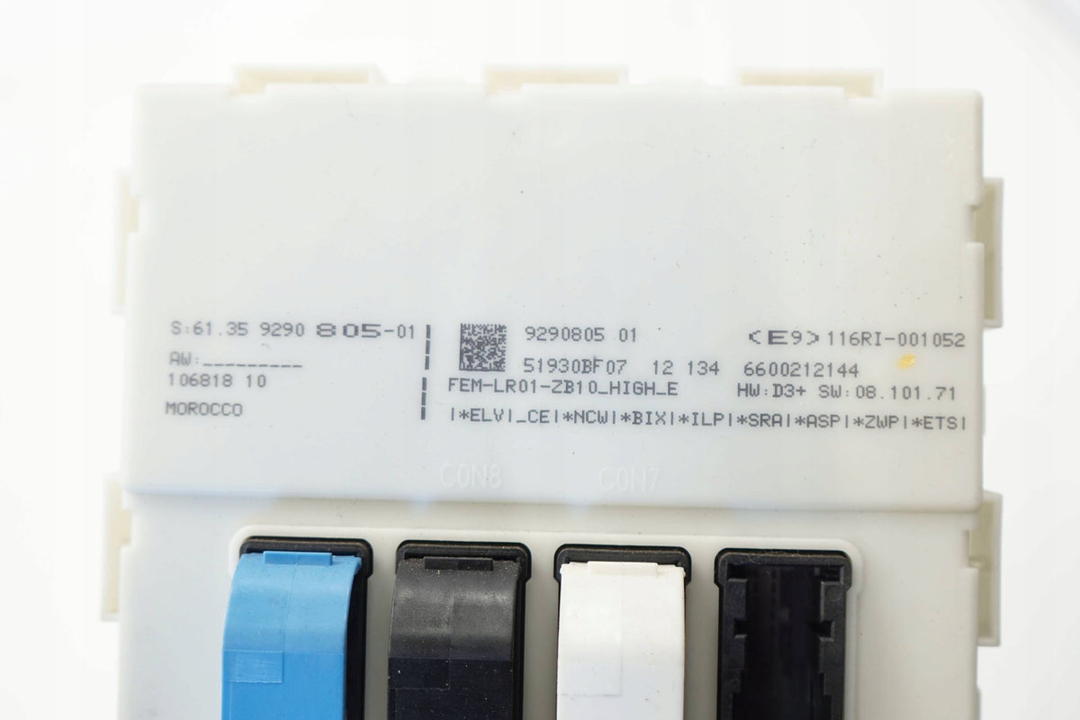 BMW 3 F30 F31 COMFORT CONTROLLER MODULE FEM 9290805