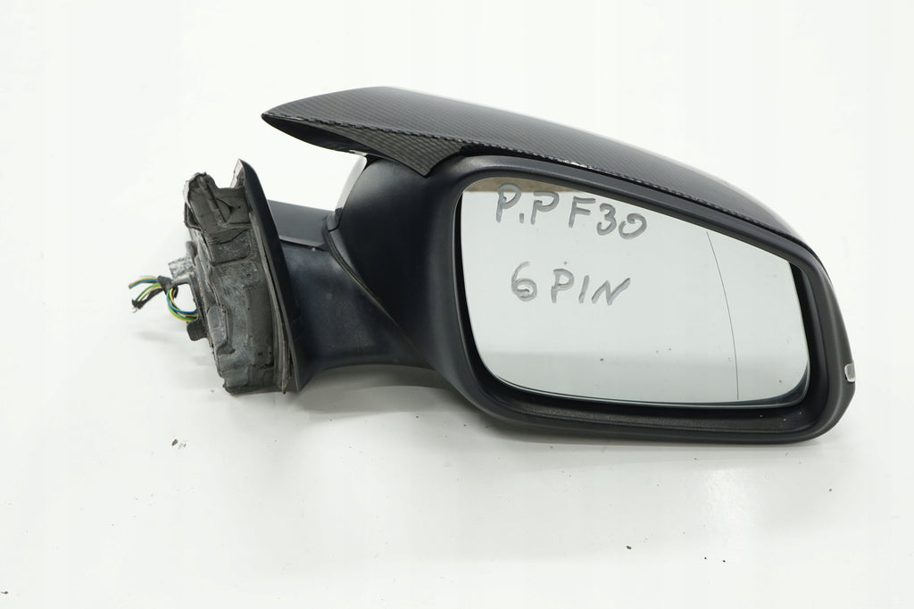 BMW 3 F30 F31 M-LOOK 12R MIRROR RIGHT 6PIN CARBON ANGLIK UK