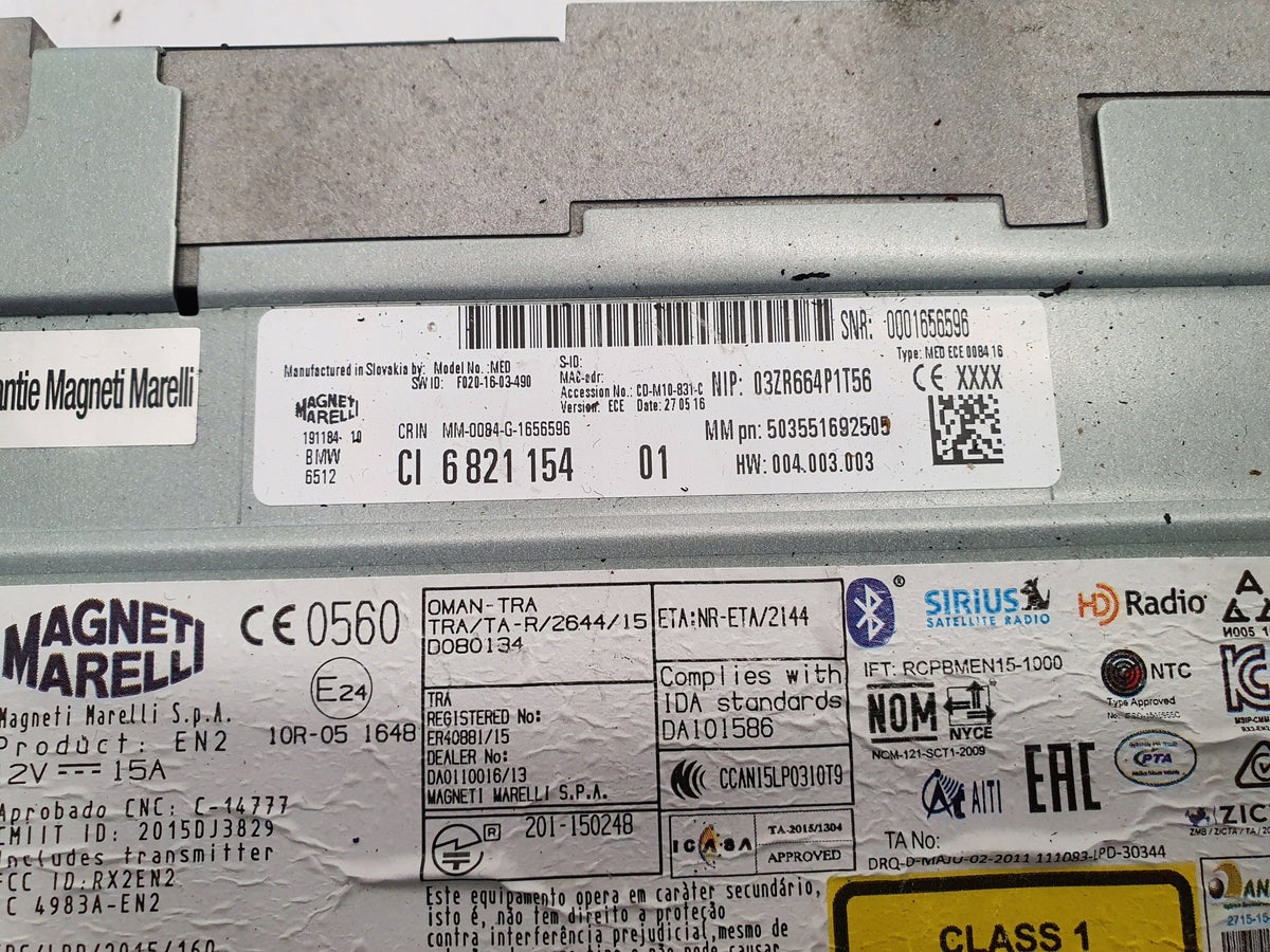 BMW 3 F30 F31 RADIO CD NAVIGATION GPS 6821154
