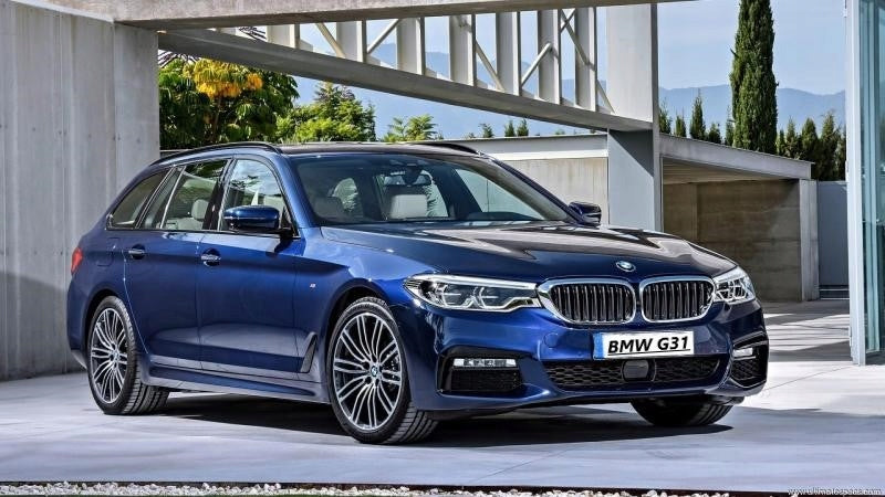 BMW 5 ER G31 TOURING 2018 R 520D 140KW HEADLINER HANDLE ANHRAZIT REAR LEFT