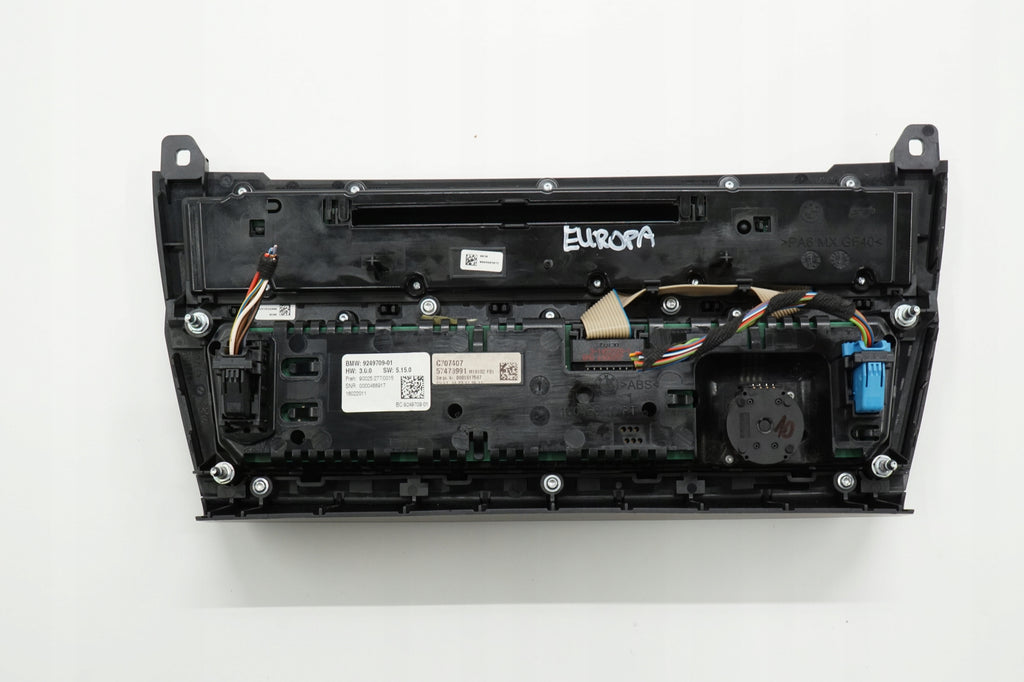 BMW 5 F10 F11 11R PANEL AIR CONDITIONING RADIO EUROPE 9249709