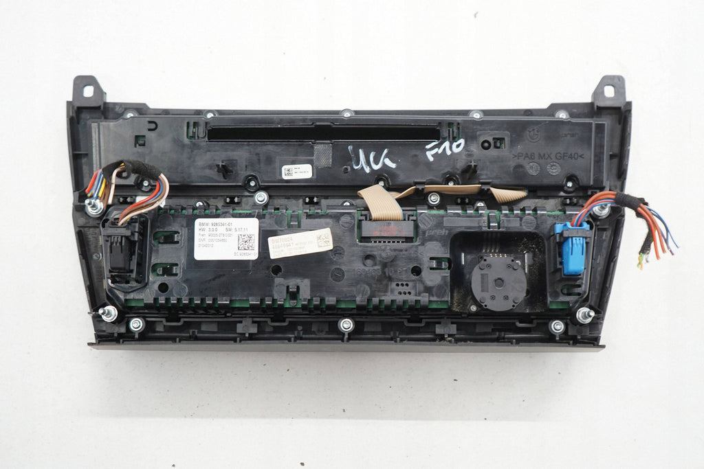 BMW 5 F10 F11 12R AIR CONDITIONING PANEL AIR CONDITIONING ENGLISH 9285341