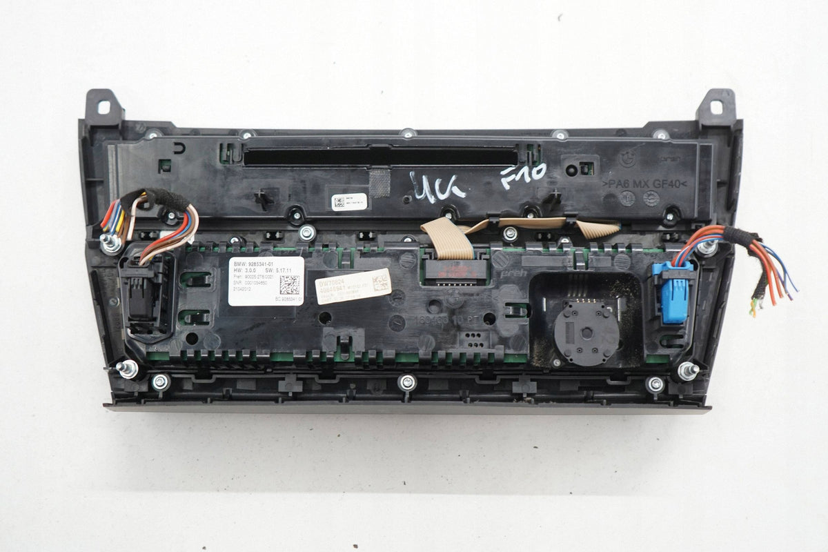 BMW 5 F10 F11 12R AIR CONDITIONING PANEL AIR CONDITIONING ENGLISH 9285341