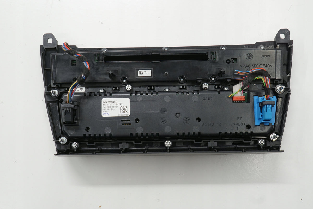 BMW 5 F10 F11 12R PANEL AIR CONDITIONING RADIO ANGLIK UK 9306149
