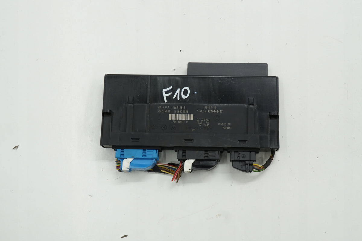 BMW 5 F10 F11 COMFORT CONTROLLER MODULE 9286942