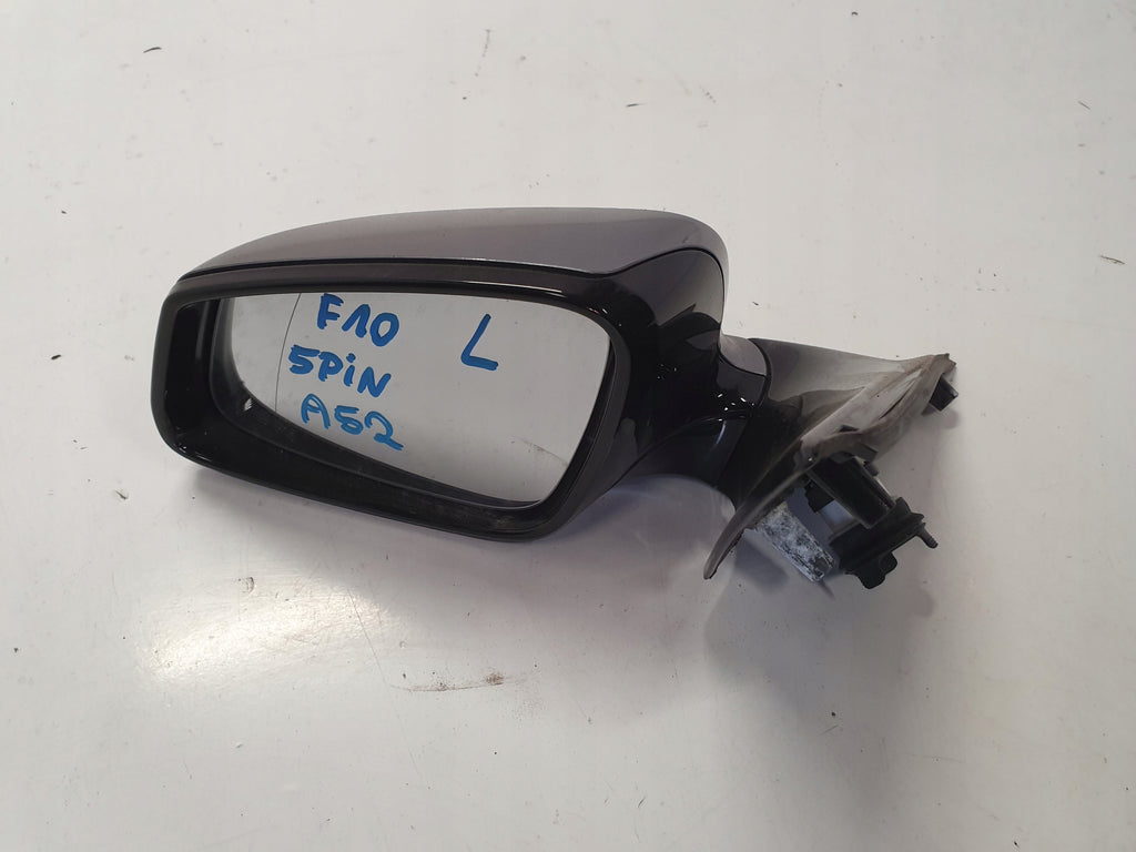 BMW 5 F10 F11 M-PACK LEFT MIRROR 5PIN A52 UK