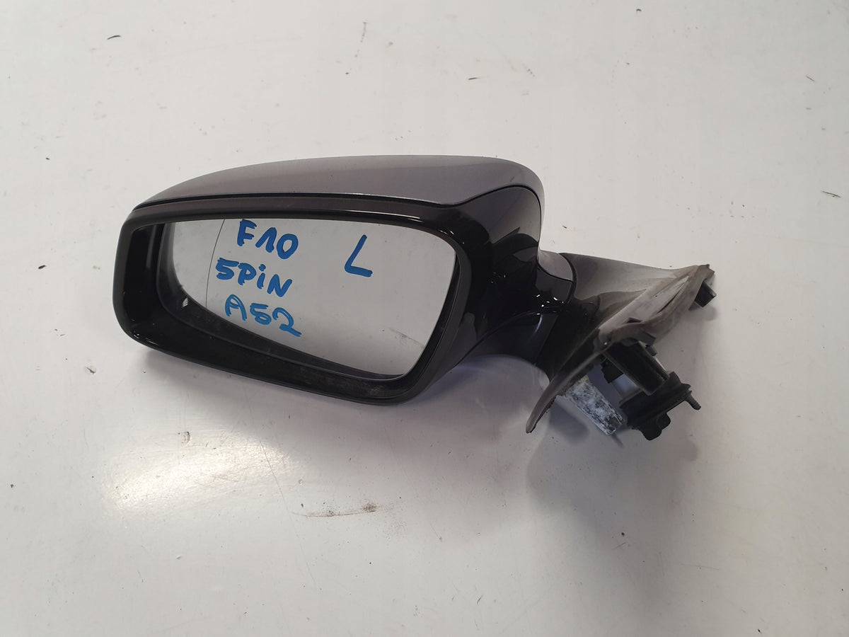 BMW 5 F10 F11 M-PACK LEFT MIRROR 5PIN A52 UK