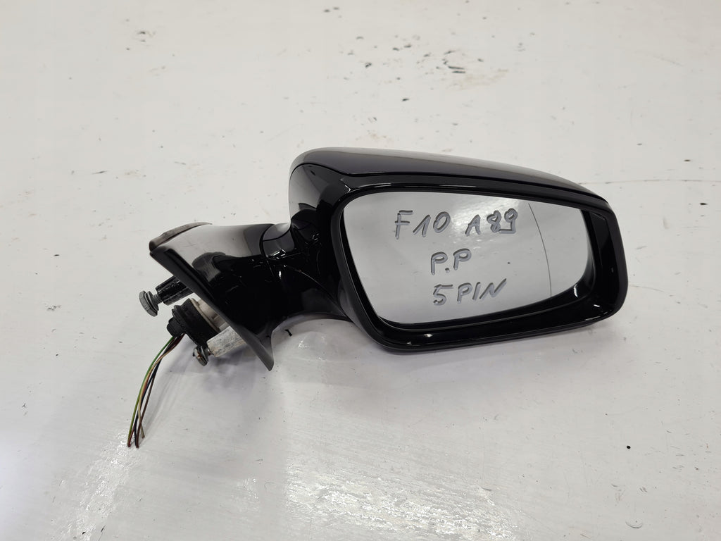 BMW 5 F10 F11 M-PACKAGE MIRROR RIGHT 5PIN A89 UK