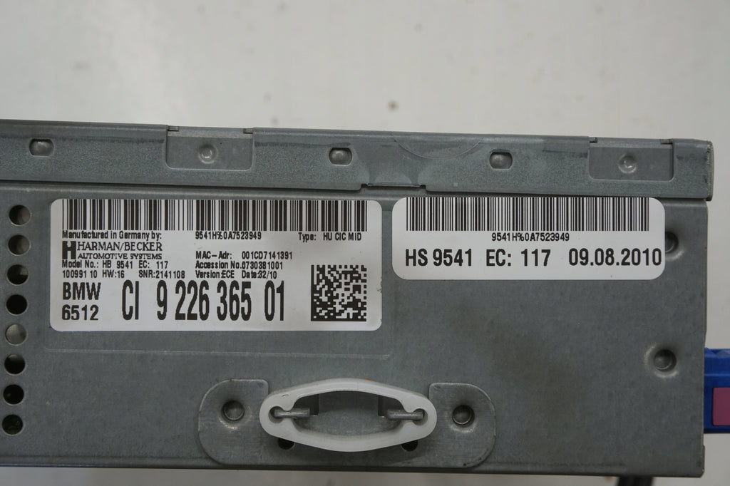 BMW 5 F10 F11 RADIO CD NAVIGATION READER 9226365
