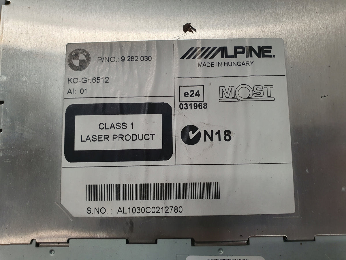 BMW 5 F10 F11 RADIO CD NAVIGATION READER 9282030
