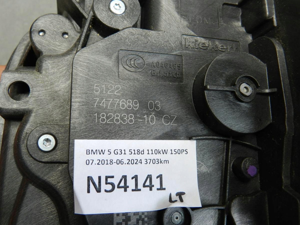 BMW 5 G31 LOCK LEFT REAR 7477689