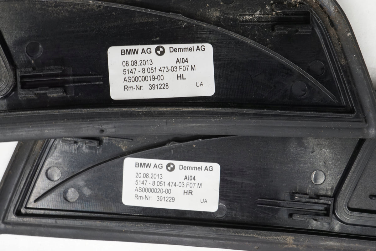 BMW 5 GT F07 LCI 13R THRESHOLD PADS M-PACKAGE 8051471