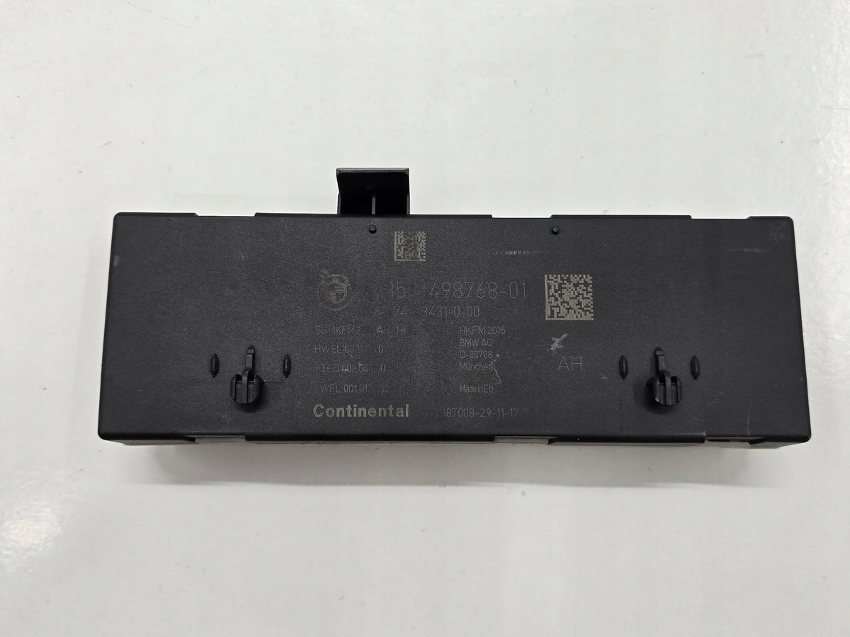 BMW 6 GT G32 17R TAILGATE CONTROLLER MODULE 7498768