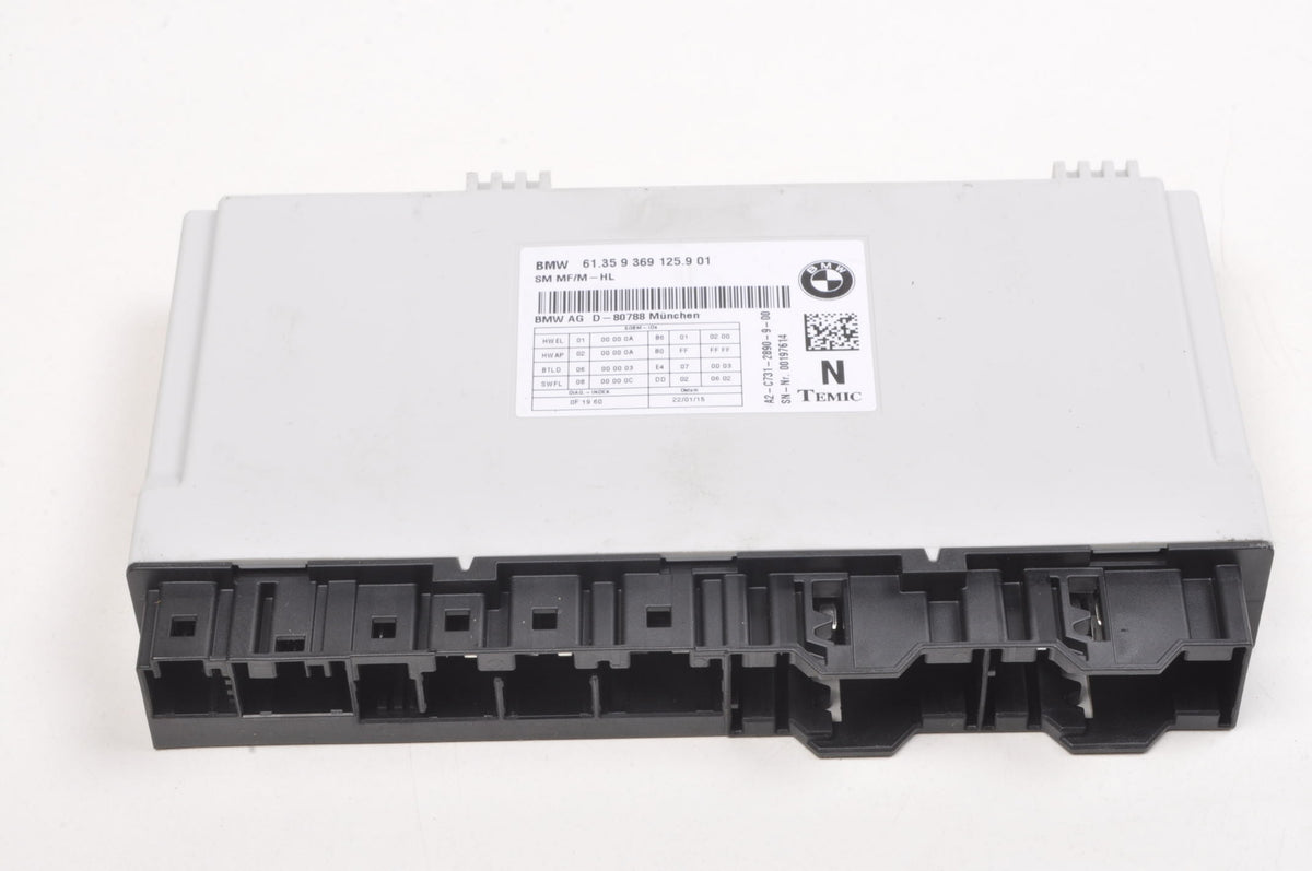BMW 7 F01 SEAT CONTROLLER MODULE 9369125
