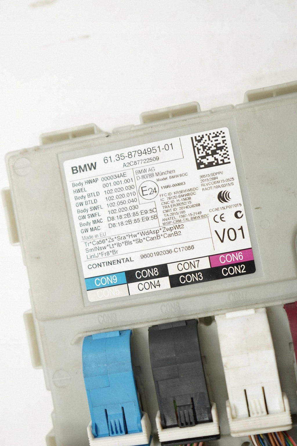 BMW 7 G11 G12 17R DRIVER MODULE BDC 8794951