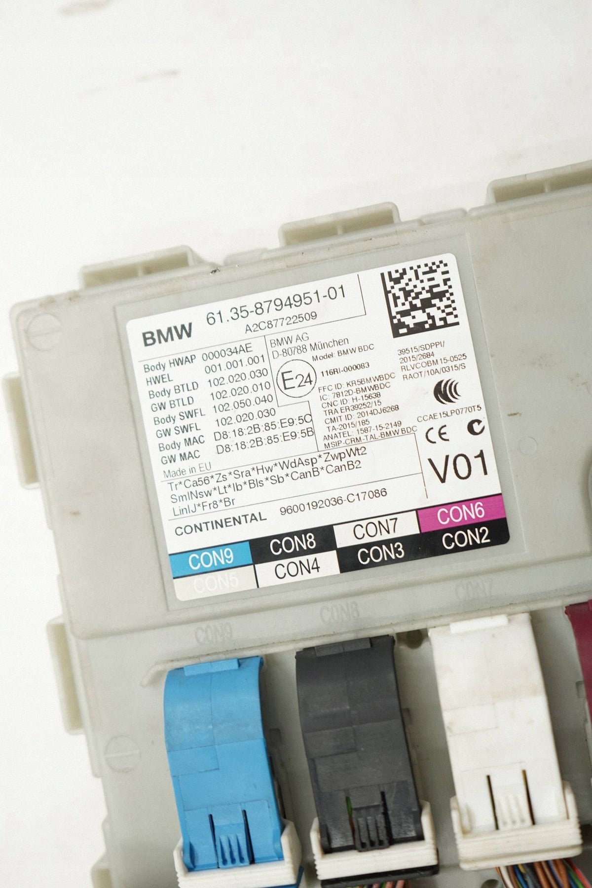 BMW 7 G11 G12 17R DRIVER MODULE BDC 8794951