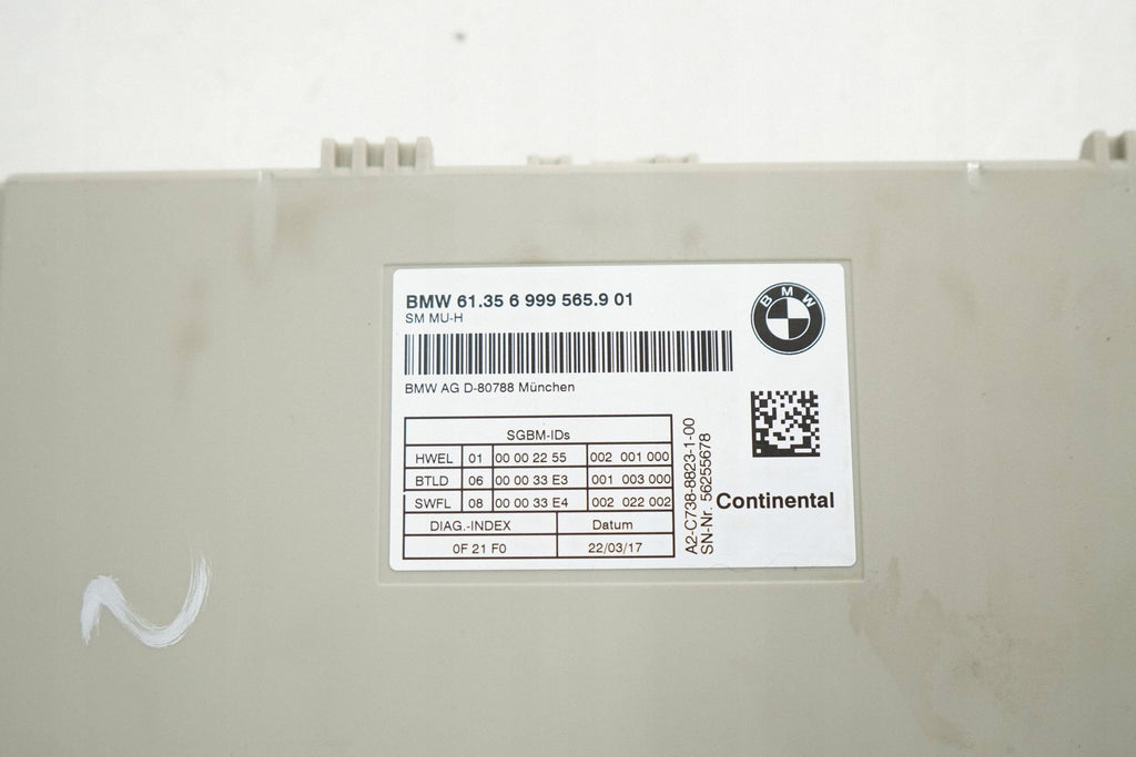 BMW 7 G11 G12 17R SEAT CONTROLLER MODULE 6999565