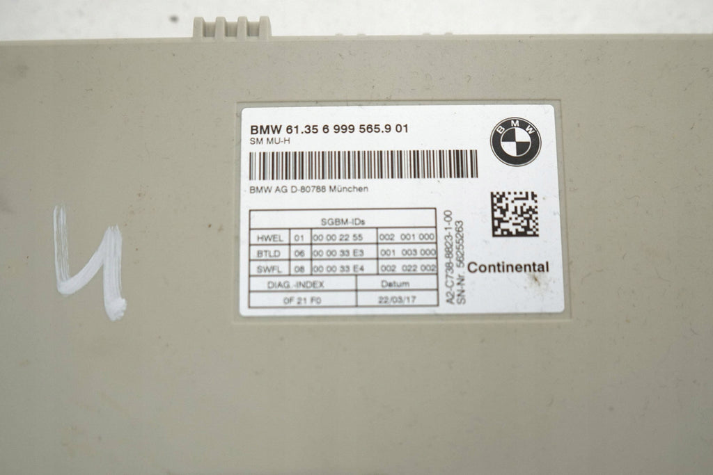 BMW 7 G11 G12 17R SEAT CONTROLLER MODULE 6999565