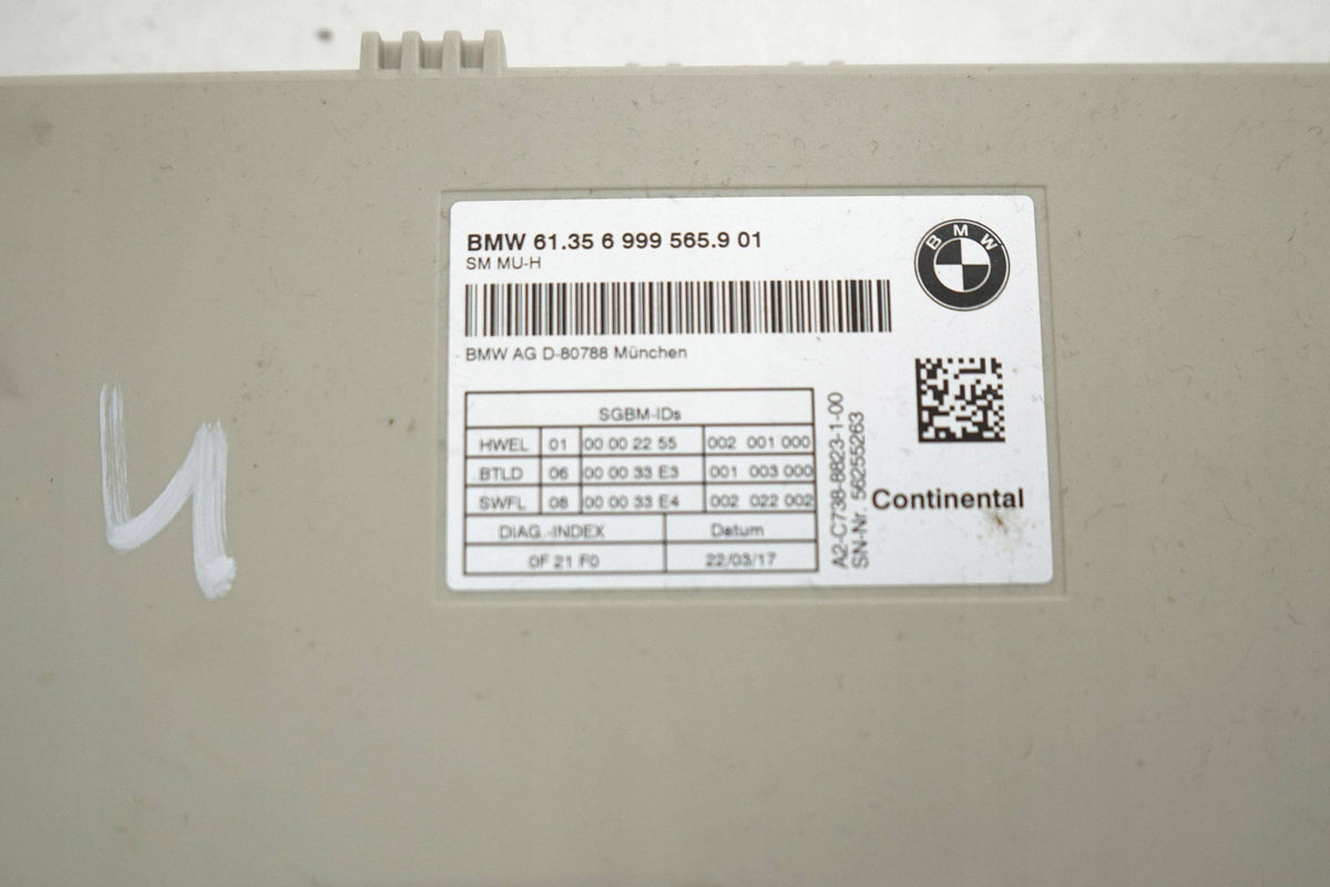 BMW 7 G11 G12 17R SEAT CONTROLLER MODULE 6999565