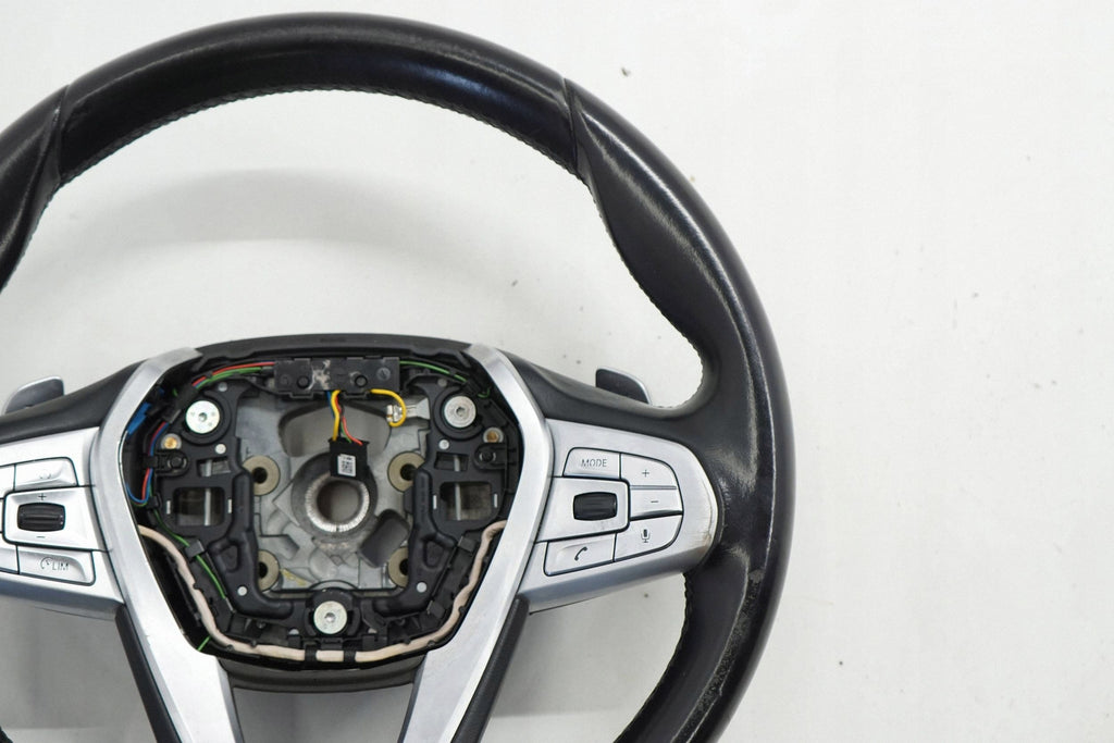 BMW 7 G11 G12 17R STEERING WHEEL LEATHER BLACK MULTI 17B094EA