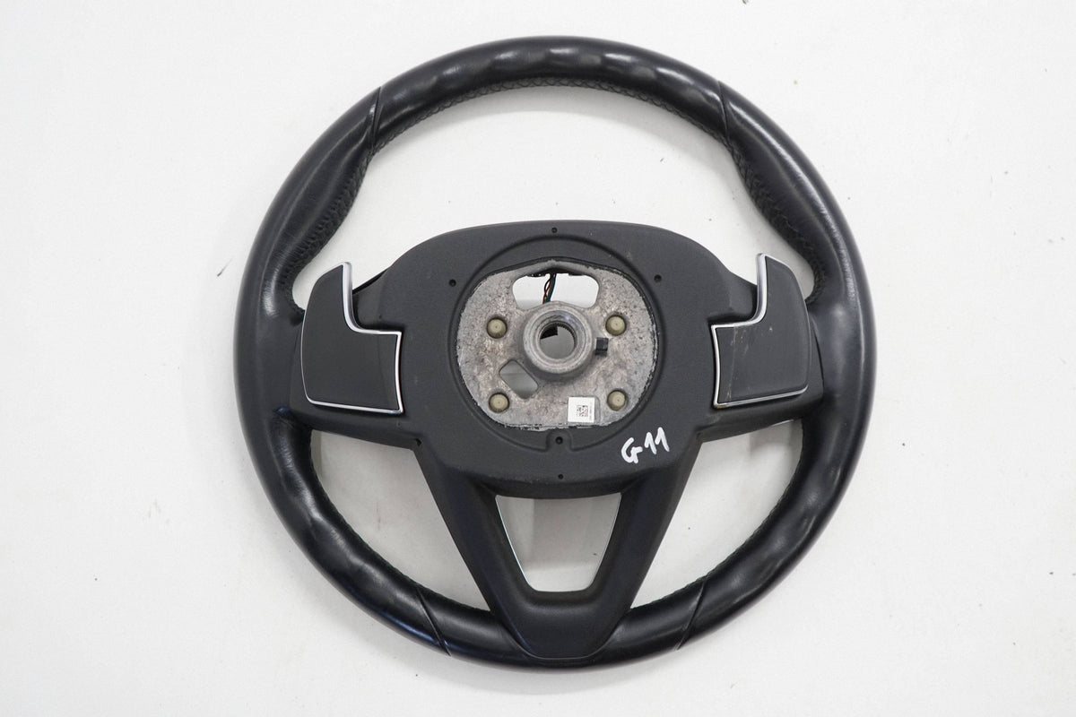 BMW 7 G11 G12 17R STEERING WHEEL LEATHER BLACK MULTI 17B094EA