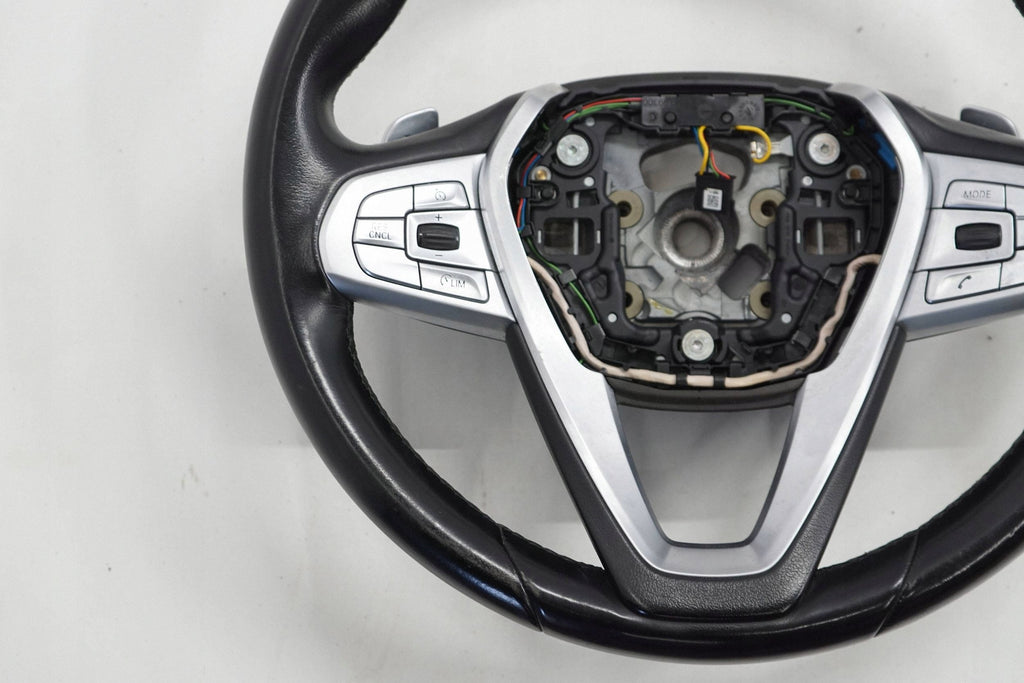 BMW 7 G11 G12 17R STEERING WHEEL LEATHER BLACK MULTI 17B094EA