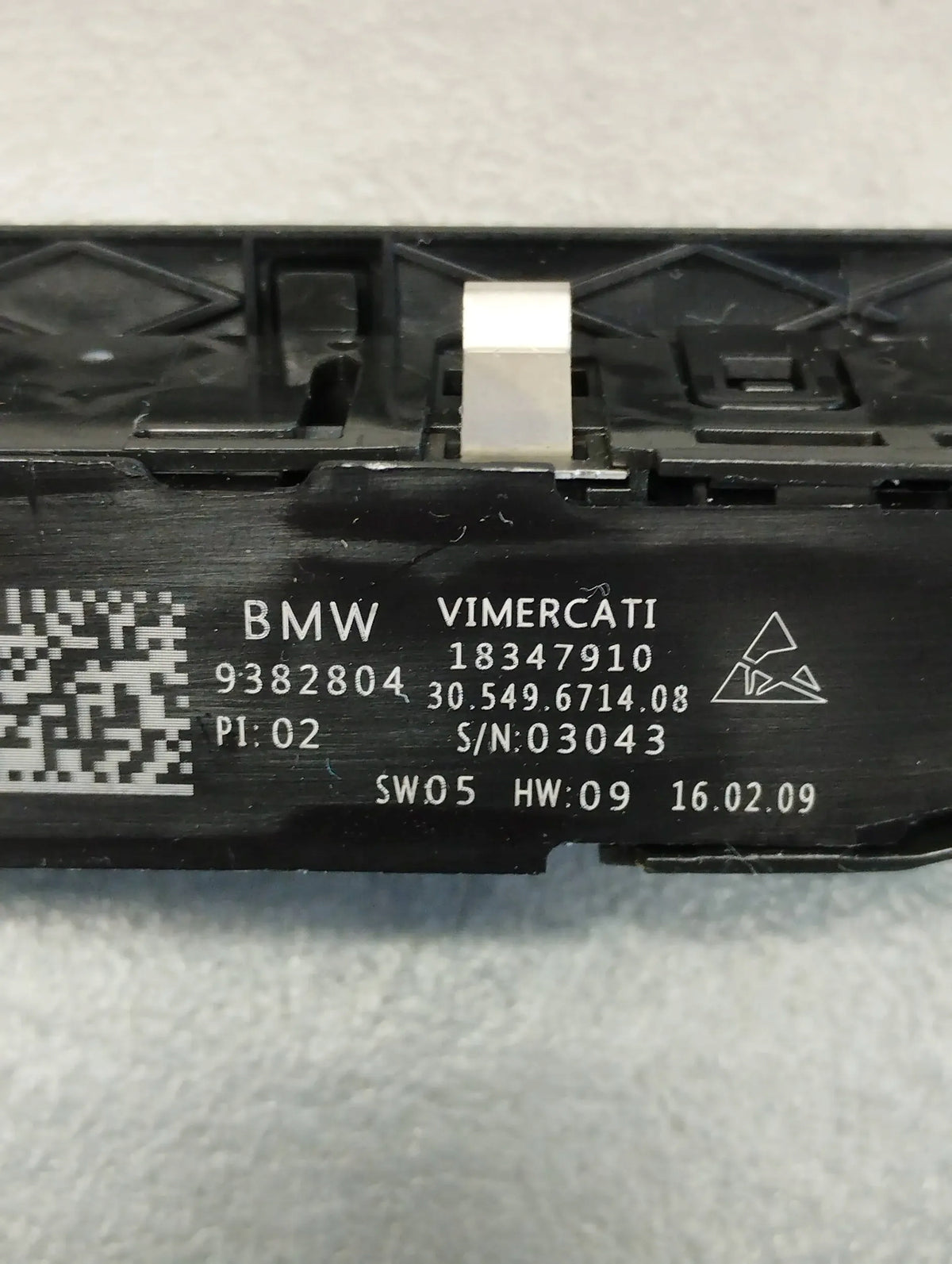 BMW 7 G11 SEAT MEMORY SWITCH 9382804