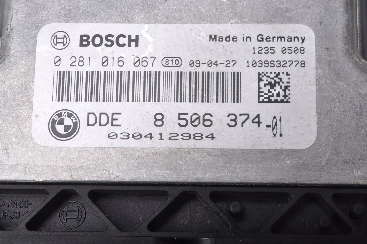 BMW E87 2.0 D ENGINE COMPUTER 8506374-01