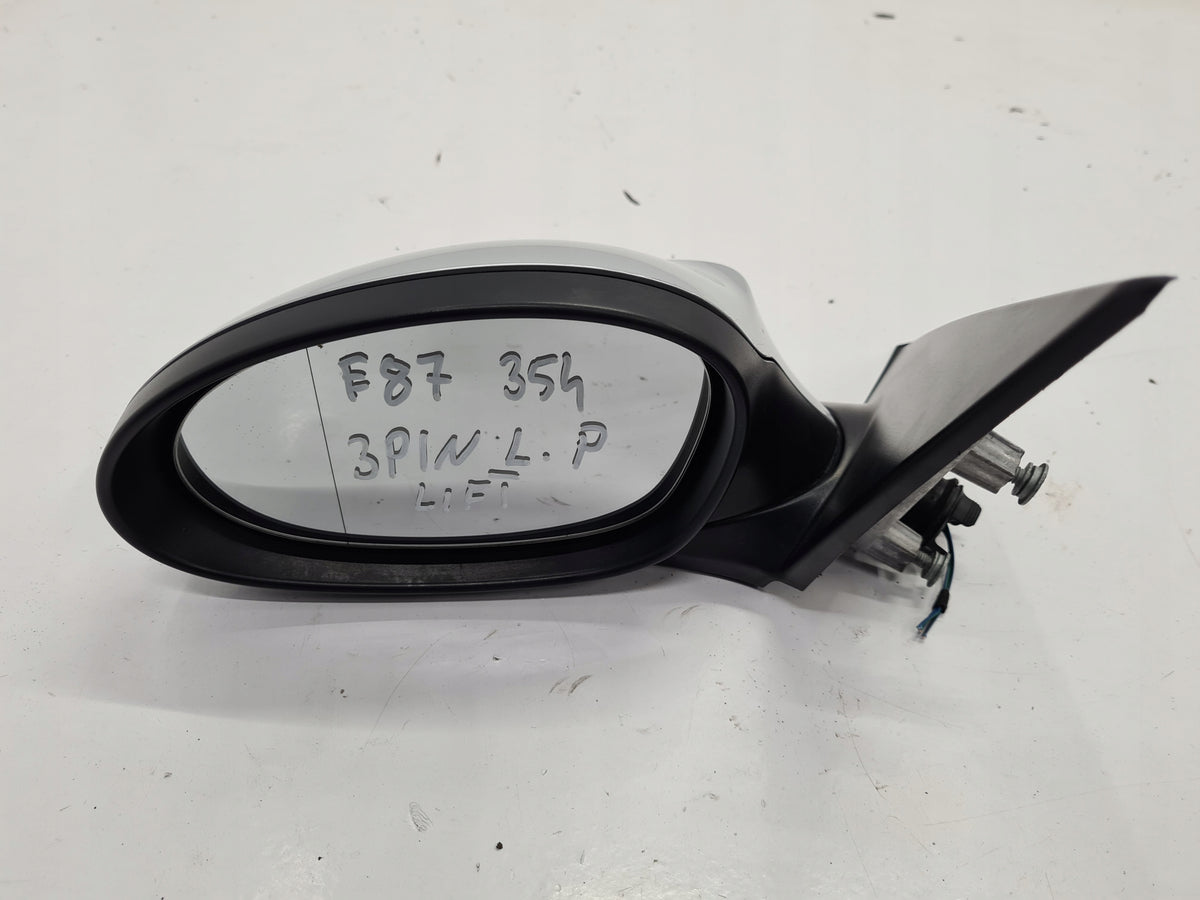 BMW E87 LIFT MIRROR LEFT 3PIN 375 ANGLIK UK