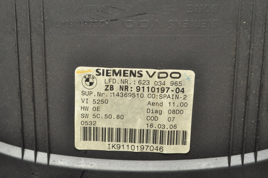 BMW E90 COUNTER CLOCKS 9110197 EUROPE