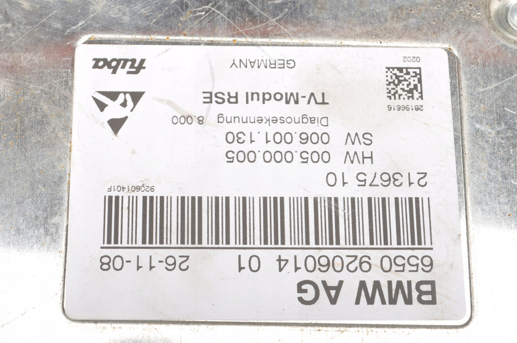 BMW F01 F02 MODULE TV DRIVER 9206014