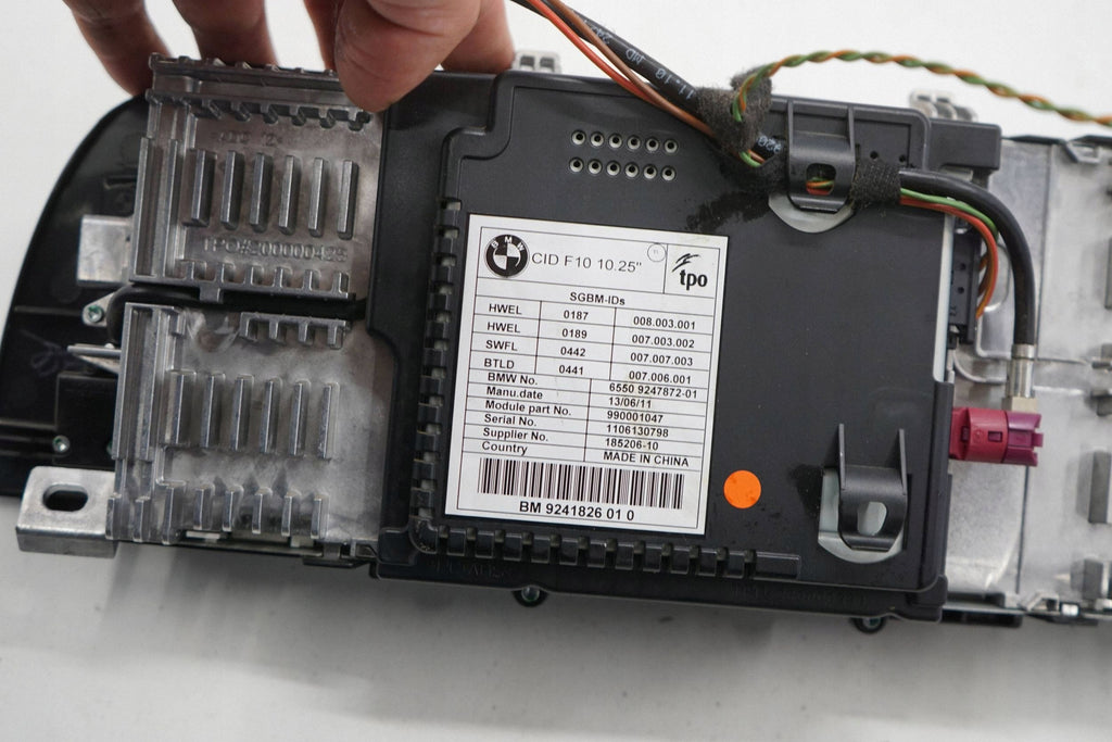BMW F10 F11 11R MONITOR SCREEN DISPLAY 9247872